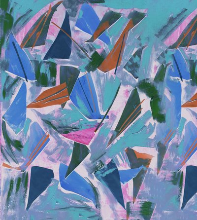 Grondmonster in Blauw, 2017 door David McConochie