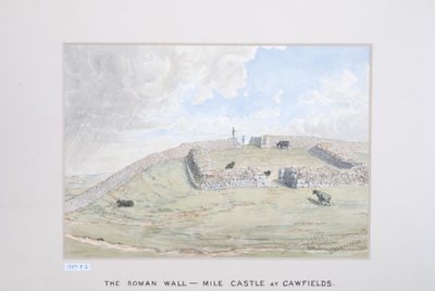 De Romeinse Muur - Mile Castle bij Cawfields door David Mossman