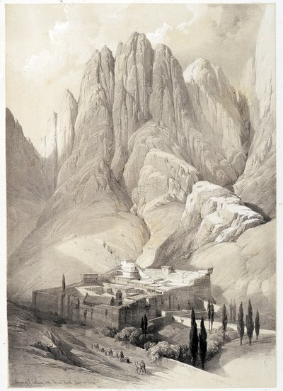 Klooster van Sint-Catharina, tekening gemaakt op 19/02/1839 in 