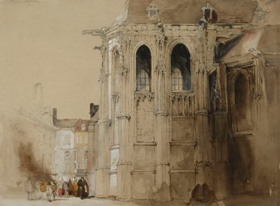 Dieppe, 1828 door David Roberts