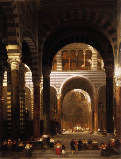 Interieur van de kathedraal, Pisa) door David Roberts, RA door David Roberts