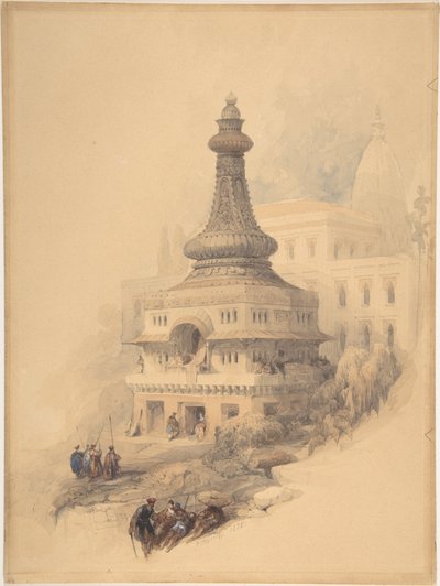Oosterse scène door David Roberts