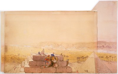 Piramides, 19e eeuw door David Roberts