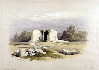 Tempel in Taffah in Nubië, uit 
