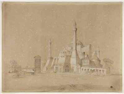 Uitzicht op Constantinopel door David Roberts