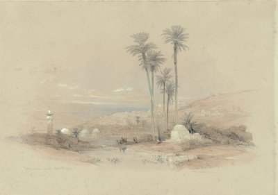 Uitzicht op Jenin, het oude Jezreel door David Roberts