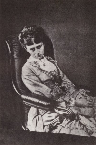 Foto van Alice Liddell (z/w foto) door David Scott Lieutenant-Colonel (after) Dodgson