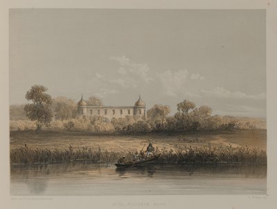 Budshur Bagh, Lucknow door David Scott Lieutenant Colonel (after) Dodgson