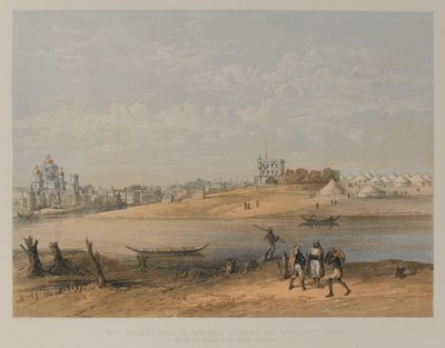 Paleizen bezet door de troepen van Generaals Outram en Havelock, Lucknow door David Scott Lieutenant Colonel (after) Dodgson