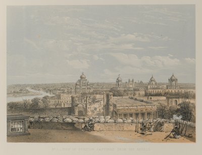 Uitzicht op positie veroverd van de rebellen, Lucknow door David Scott Lieutenant Colonel (after) Dodgson