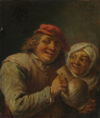 Oude man en vrouw door David Teniers the Elder
