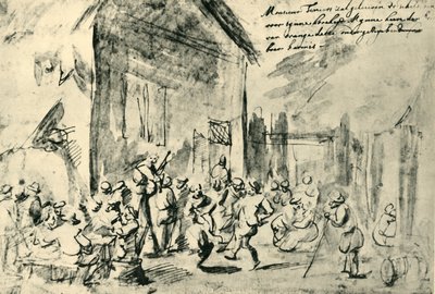 Country dance, midden-late 17e eeuw, 1943 door David Teniers the Younger