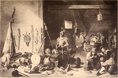 Guardroom door David Teniers the Younger