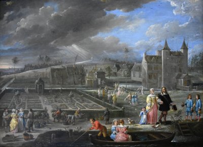 De vier seizoenen (lente) door David Teniers the Younger