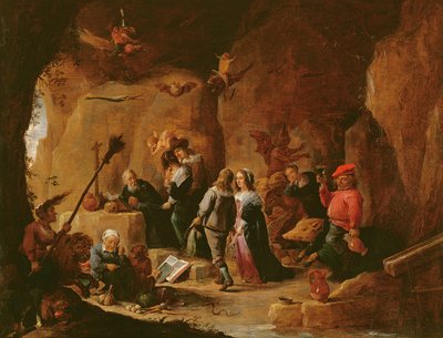 De Verleiding van St. Antonius door David Teniers the Younger