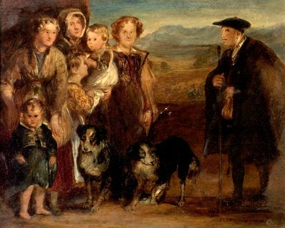 Een Hoogland familie door David Wilkie