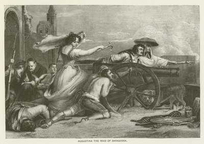 Augustina de meid van Saragossa door David Wilkie