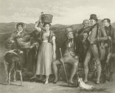 Sir Walter Scott en zijn familie door David Wilkie