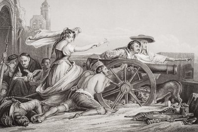 De Verdediging van Saragossa, 1808, uit 