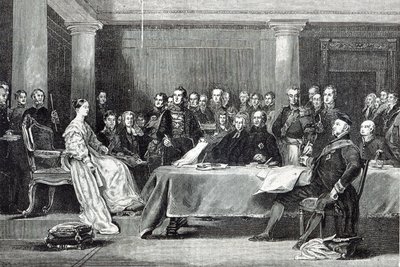 De Eerste Raad van de Koningin, uit 
