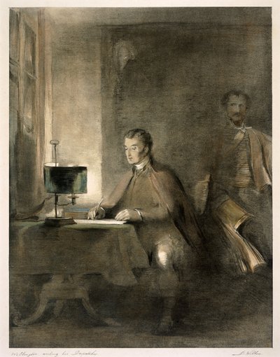 Wellington Schrijft Zijn Verslagen door David Wilkie