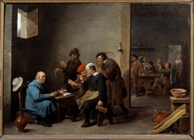 De man met de witte hoed door David Teniers the Younger