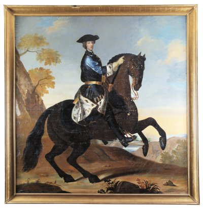 Porträt, Reiter door David von Krafft