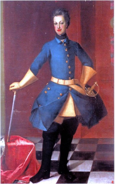 Portret van Karel Frederik van Holstein-Gottorp (1700-1739) door David von Krafft