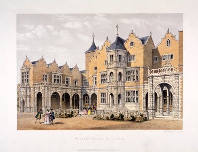 Holland House, Kensington, Londen, ca. 1850 door Day and Son