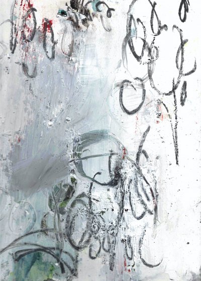 Abstracte lijnen en textuur door Deb Chaney