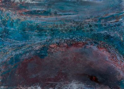 Gebarsten blauwe diepten door Deb Chaney