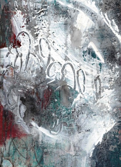 Stedelijke grunge, abstract door Deb Chaney