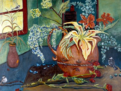 Hopelijk nog steeds, 2021 (acryl op doek) door Deborah Eve Alastra