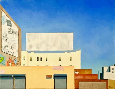 Billboard op Myrtle door Deborah Stevenson