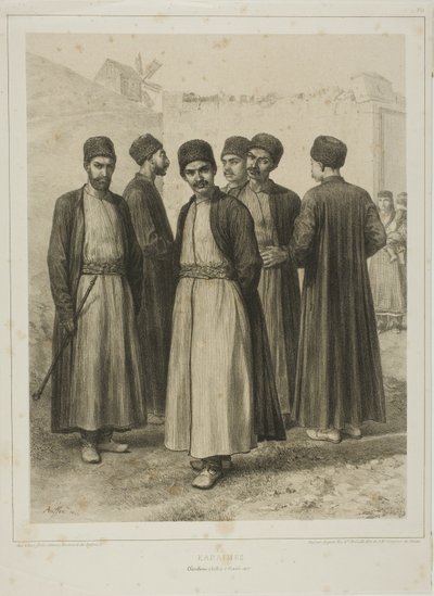 Karaimes, Theodosia, Kaffa, 1 oktober 1837 door Denis Auguste Marie Raffet