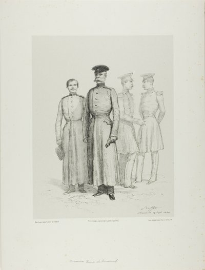 Russische gevangenen van Bomarsud door Denis Auguste Marie Raffet