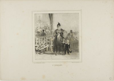 De ondankbare door Denis Auguste Marie Raffet