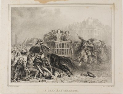 De laatste kar door Denis Auguste Marie Raffet