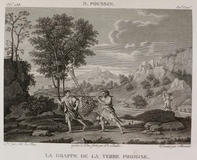 Denis-Sébastien Leroy, Saulx en Bovinet - De druif van het beloofde land, naar Nicolas Poussin - 1802-1815 door Denis Sebastien Leroy