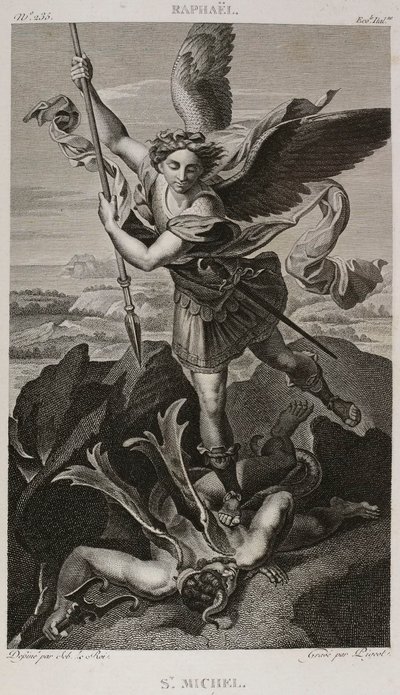 Denis-Sébastien Leroy et Pigeot - Saint Michel, naar Rafaël - 1802-1815 door Denis Sebastien Leroy