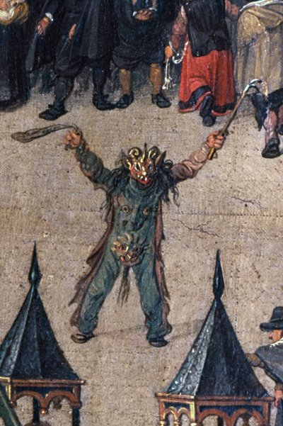 De triomf van aartshertogin Isabella in de Ommeganck in Brussel op 31 mei 1615 (detail) door Denys van Alsloot