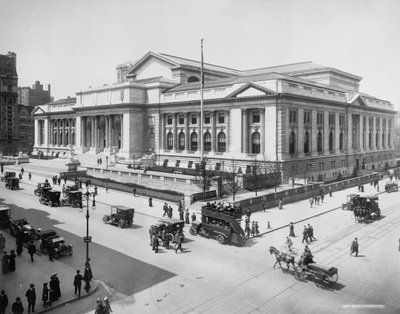 New York Public Library Building, ca. 1911-20 door Detroit Publishing Co.