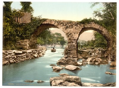 Old Weir Bridge, Killarney, County Kerry, Ierland, ca. 1890-1900 door Detroit Publishing Co.