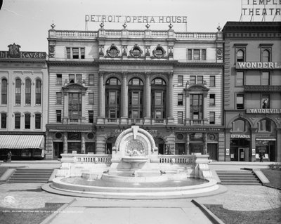 Palmer Foundation en Detroit Opera House, Detroit, Michigan, ca.1906 door Detroit Publishing Co.