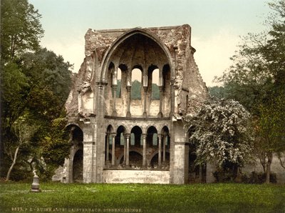 Ruïnes van de Abdij van Heisterbach, Noordrijn-Westfalen, Duitsland, ca. 1900 door Detroit Publishing Co.