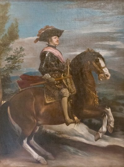 Ruiterportret van Filips IV door Diego Velázquez