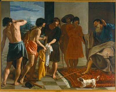Jozefs jas gebracht door zijn broers. 10014694 ... door Diego Rodriguez de Silva y Velazquez