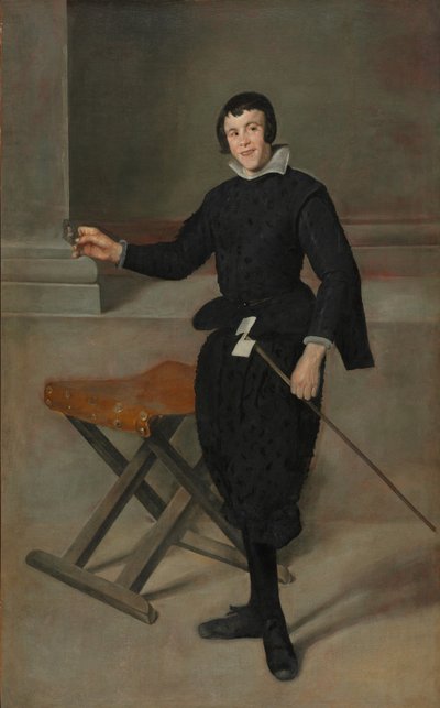 Portret van de Nar Calabazas door Diego Velázquez