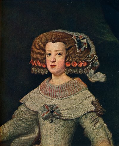 Portret van koningin Maria-Anna, Mariana van Oostenrijk, 1652, 1910 door Diego Velázquez