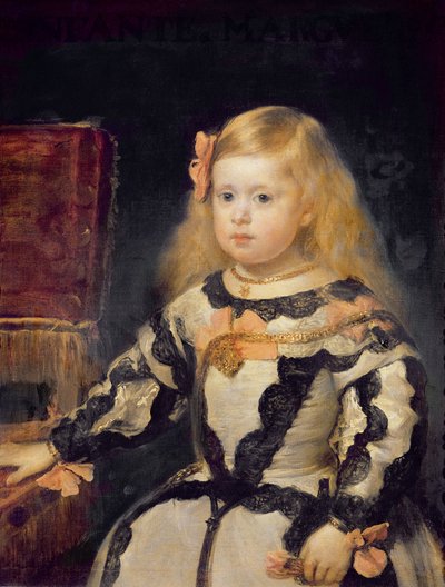 Portret van de Infanta Maria Marguerita (1651-73) 1654 door Diego Velázquez